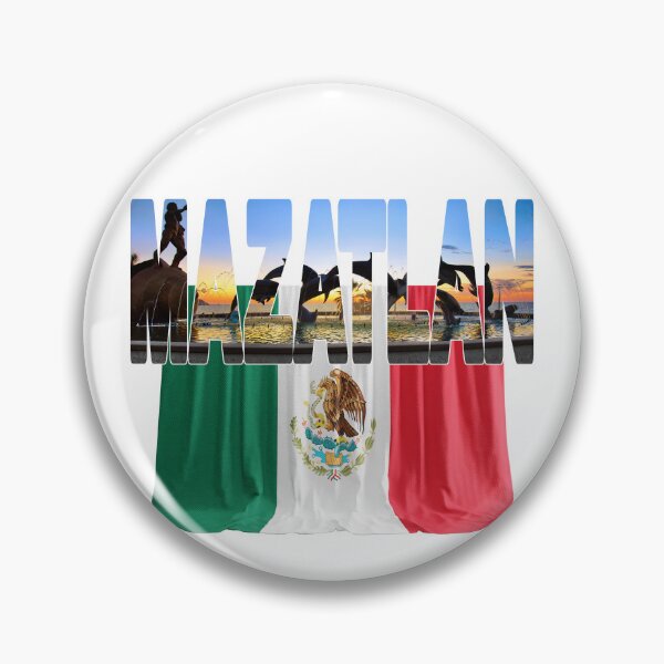 Item preview, MAZATLÁN - Bandera de escultura de delfines frente a la playa de México designed and sold by Adam Gormley.