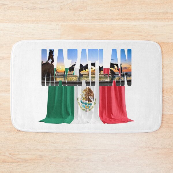 Item preview, MAZATLAN - Mexico Beachfront Dolphins Sculpture Flag designed and sold by Adam Gormley.