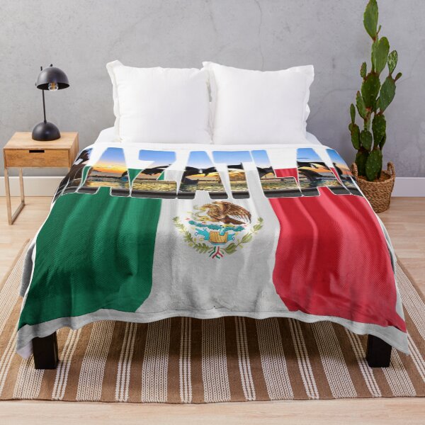 Item preview, MAZATLAN - Mexico Beachfront Dolphins Sculpture Flag designed and sold by Adam Gormley.