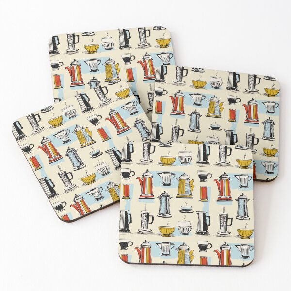 Item preview, retro coffee design designed and sold by darkartsflowers.
