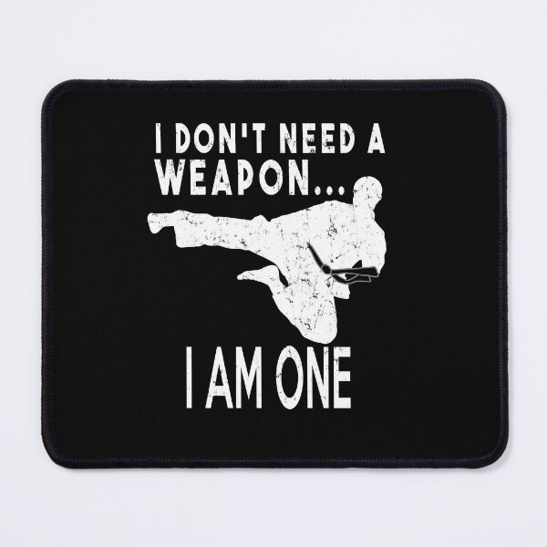 Item preview, Karate Quotes Weapon Martial Arts Inspiration Print designed and sold by PopArtDesigns.