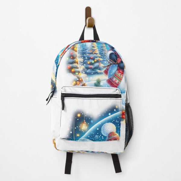 Item preview, "Santa Claus and Cute Snowman: Festive Hug in Whimsical Winter Scene" designed and sold by Huycao211.