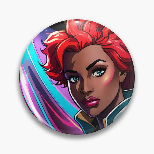 Item preview, Superhero Woman Red Hair  Inspirational Animation Comic Designs designed and sold by Melan Designs.