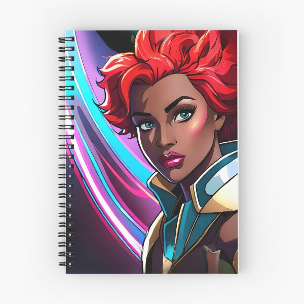 Item preview, Superhero Woman Red Hair  Inspirational Animation Comic Designs designed and sold by Melan Designs.