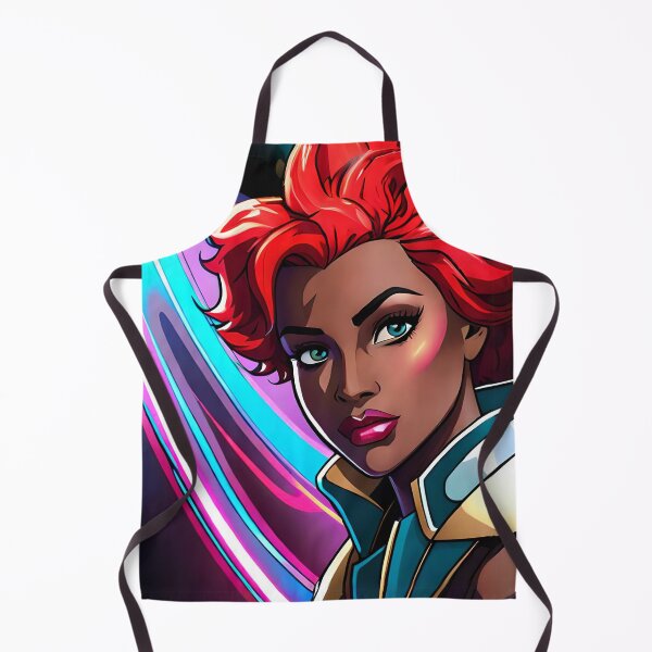 Item preview, Superhero Woman Red Hair Inspirational Animation Comic Designs designed and sold by Melan Designs.