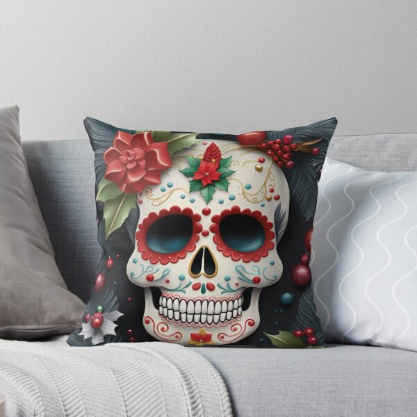 Item preview, Christmas Skull designed and sold by secretgardener.