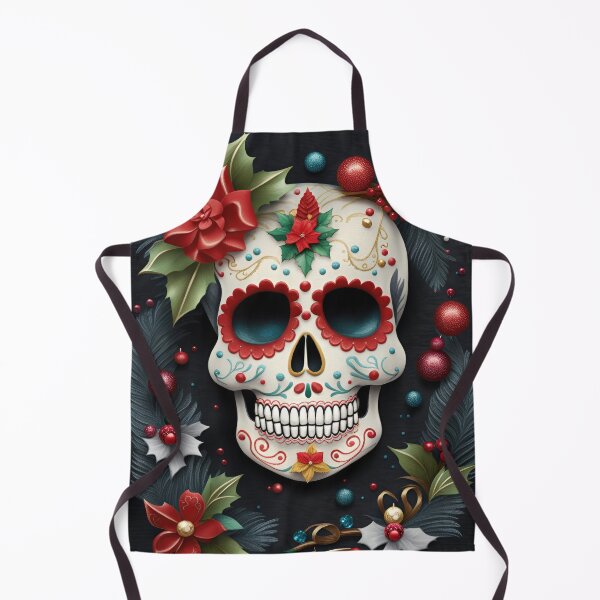 Item preview, Christmas Skull designed and sold by secretgardener.