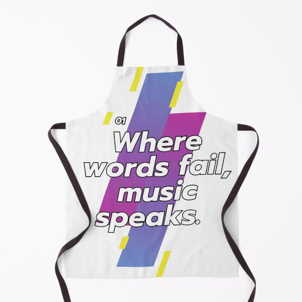 Item preview, music speaks designed and sold by NotesForMusic.