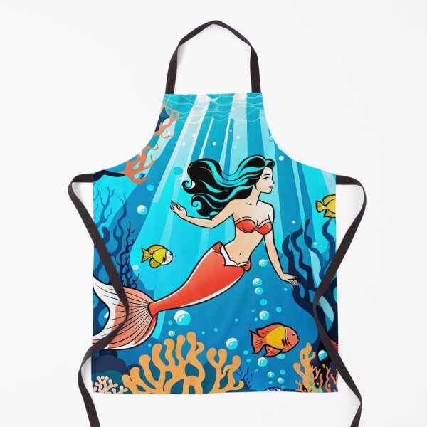 Item preview, Mermaid cartoon designed and sold by Eandbeyond.