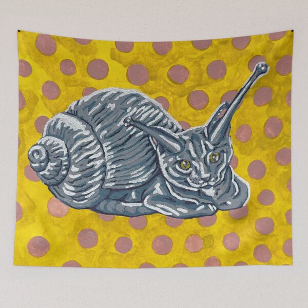 Item preview, Grey Kitten Snail designed and sold by RaLiz.