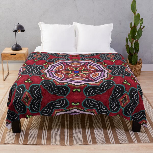 Item preview, Panama mola kaleidoscop circular pattern designed and sold by Travelways.