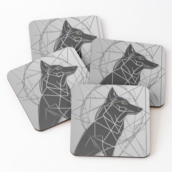 Item preview, Wolf of Lines designed and sold by bluepawprint.