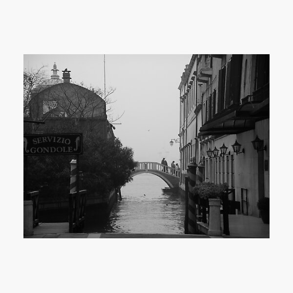 Item preview, Venice bridge, Black & White designed and sold by Beverley Marr.