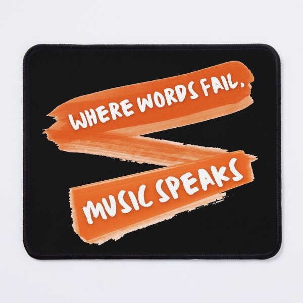 Item preview, music speaks designed and sold by NotesForMusic.