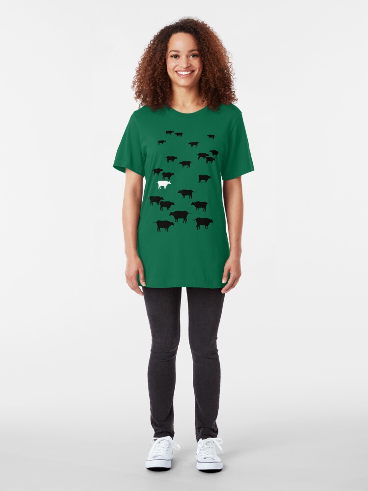 Alternate view of Cows Slim Fit T-Shirt