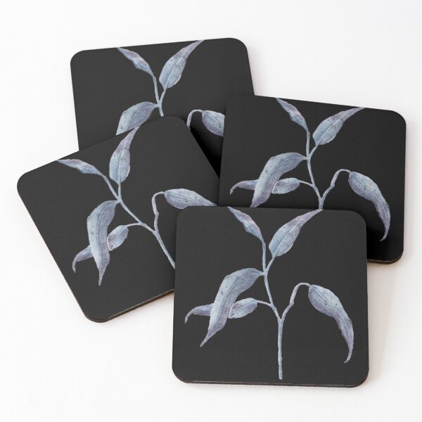Item preview, Leafy Blue Plant designed and sold by Waterwillow Art.