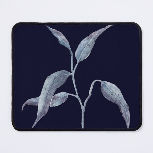 Item preview, Leafy Blue Plant designed and sold by Waterwillow Art.