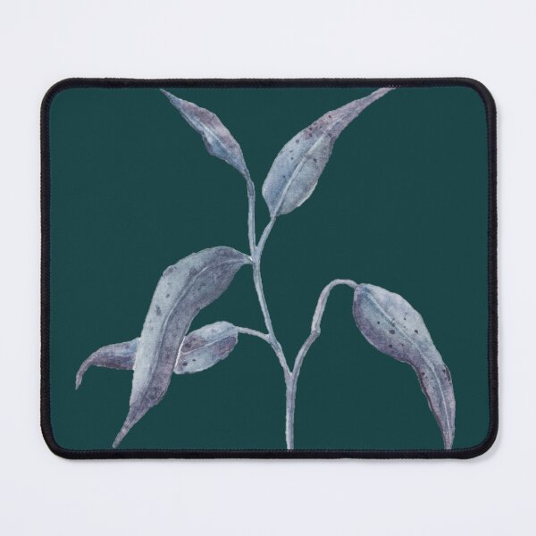 Item preview, Leafy Blue Plant designed and sold by Waterwillow Art.