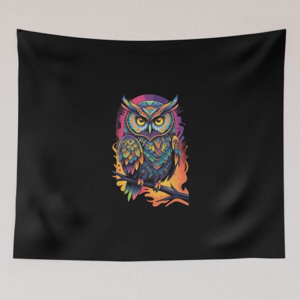 Item preview, Owl psychotrance designed and sold by radio-shirts.