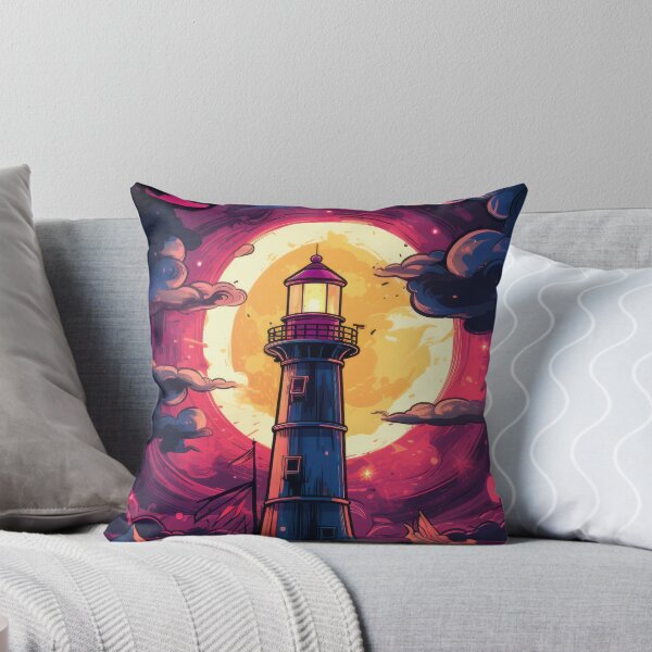 Item preview, Aurora Glow: The Coastal Guardian designed and sold by kawaiidoodlesuk.