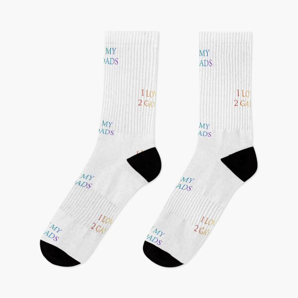 Item preview, I love my 2 gay dads - Pride rainbow colors designed and sold by Inspirationmotivation.