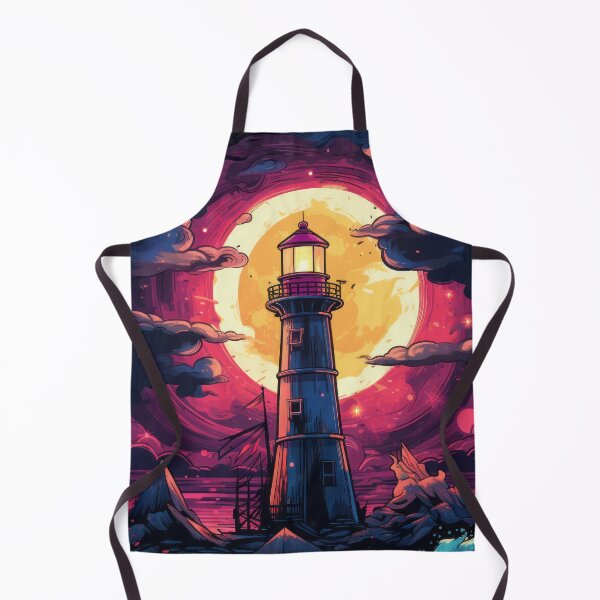 Item preview, Aurora Glow: The Coastal Guardian designed and sold by kawaiidoodlesuk.