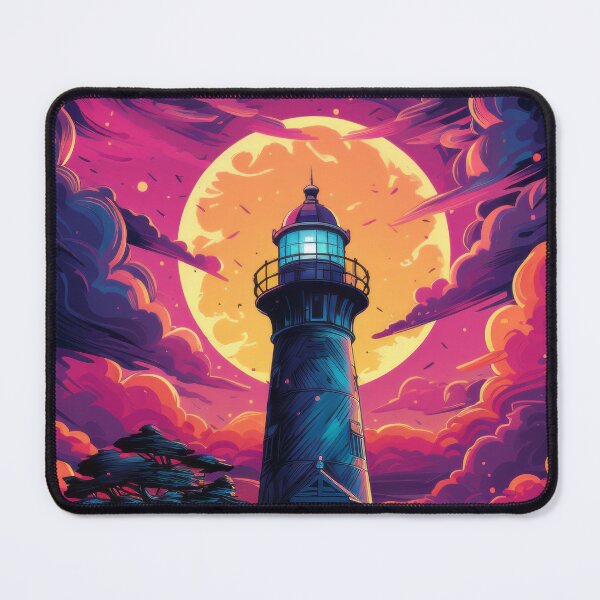Item preview, Twilight Serenity: Beacon of the Tranquil Sea designed and sold by kawaiidoodlesuk.