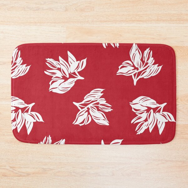 Item preview, red with flowers designed and sold by wejaviel.
