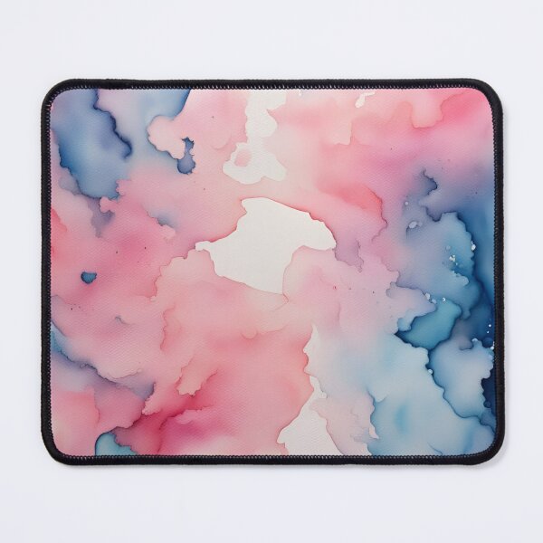 Item preview, Watercolor Pink and Blue Abstract Painting designed and sold by dreamscrape.