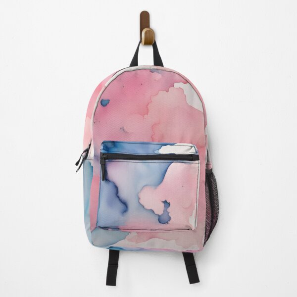 Item preview, Watercolor Pink and Blue Abstract Painting designed and sold by dreamscrape.
