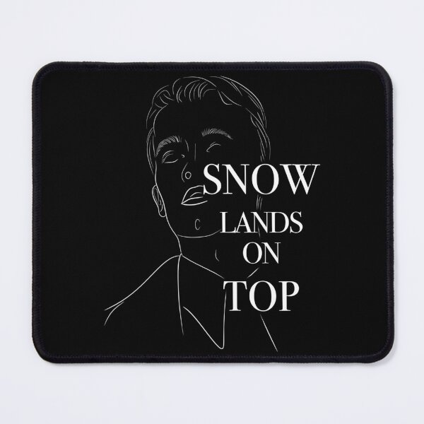 Item preview, Snow Lands On Top (White, off-centre) designed and sold by EmiliaMoscovich.
