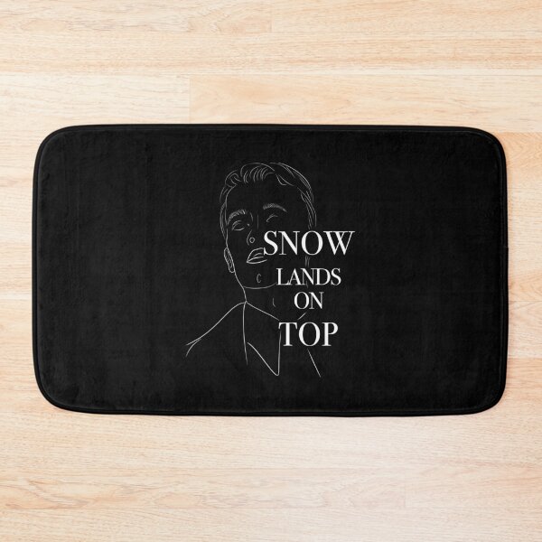 Item preview, Snow Lands On Top (White, off-centre) designed and sold by EmiliaMoscovich.