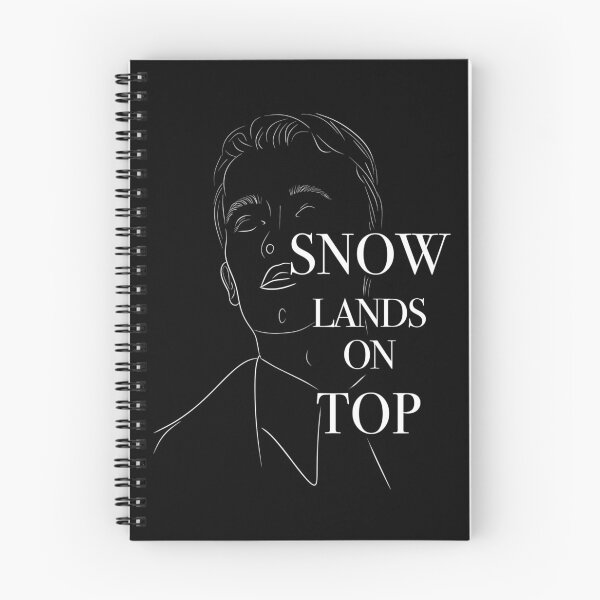 Item preview, Snow Lands On Top (White, off-centre) designed and sold by EmiliaMoscovich.