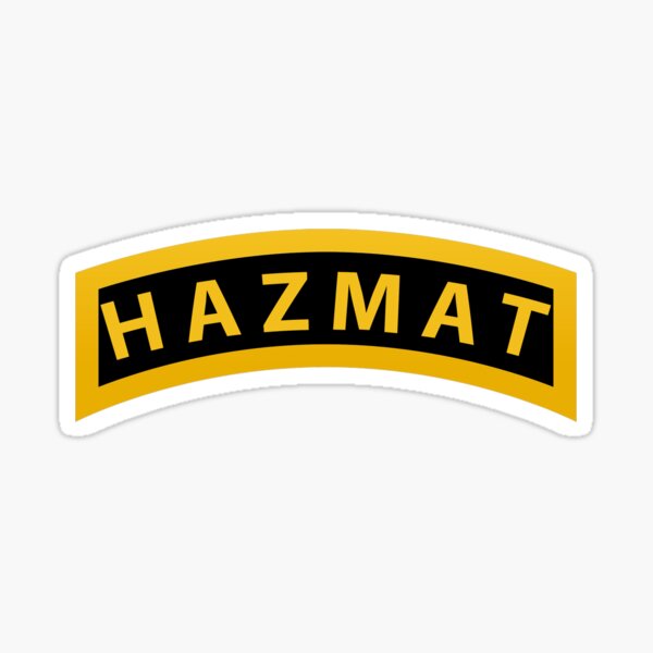 Artikel-Vorschau von HAZMAT-Aufkleber, designt und verkauft von TAC-Sustainment.