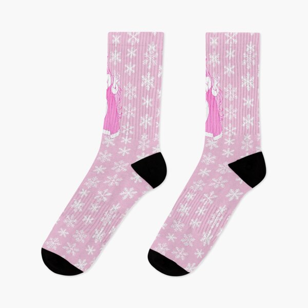 Artikelvorschau, Weihnachts-Waifu mit Geweih, pastellrosa, monochromatisch entworfen und verkauft von MikaseSan.