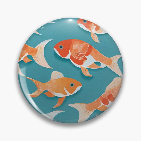 Item preview, Scrapbook Goldfish Pattern designed and sold by Corner-Distro.