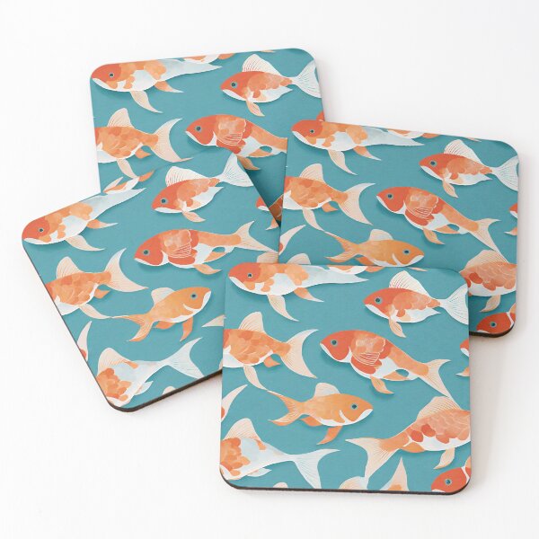 Item preview, Scrapbook Goldfish Pattern designed and sold by Corner-Distro.