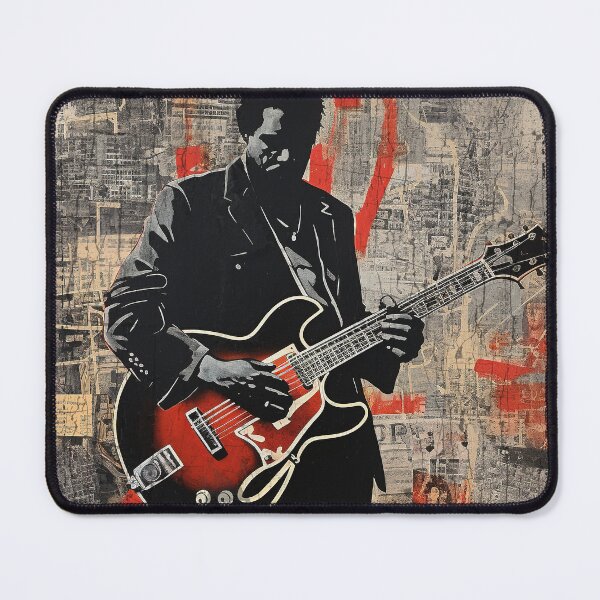 Item preview, Mississippi Delta Blues Guitarist Crossroads Graphic Street Art designed and sold by CoffeeAfterDark.