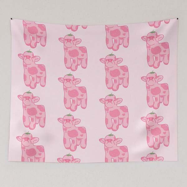 Item preview, Strawberry cow designed and sold by Cre8iveCat.
