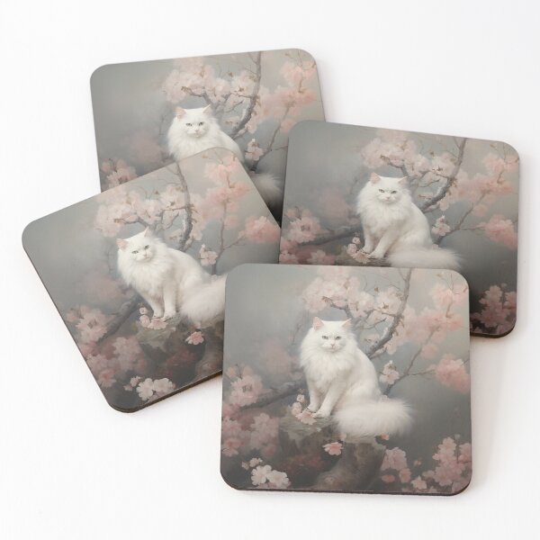 Item preview, Flowers and cats designed and sold by hola-zzoi.