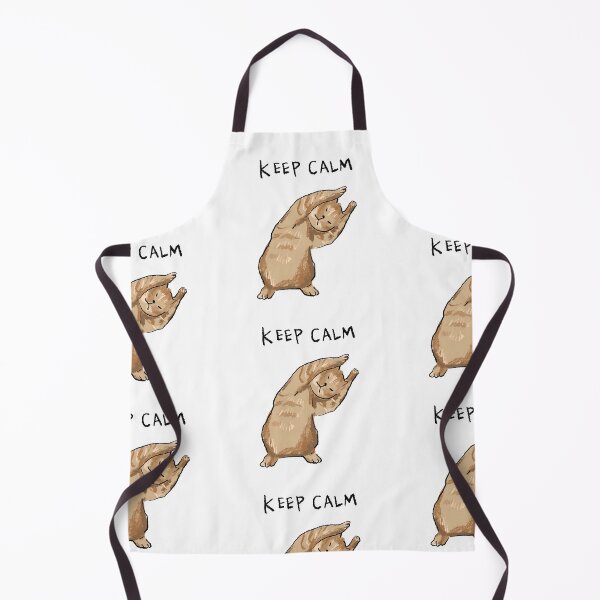 Item preview, Funny Cute Cat Meme Keep Calm Design by Zeesdesign on Redbubble designed and sold by ZEESDESIGN.