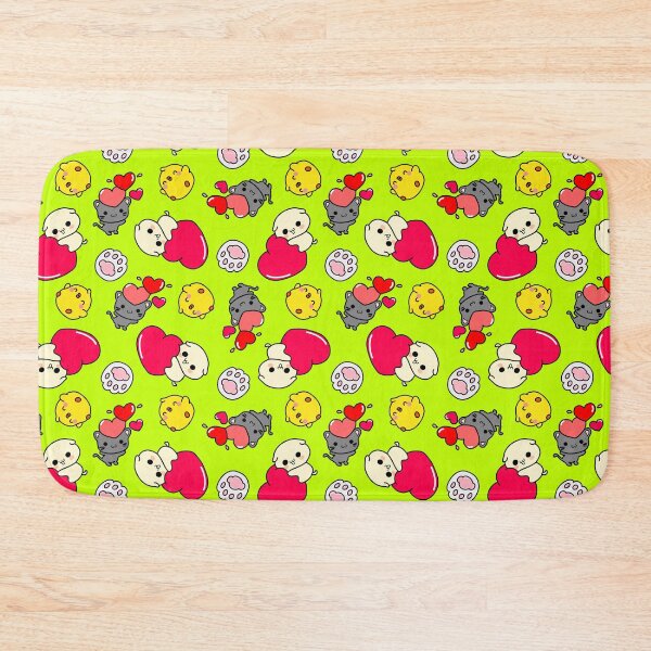 Item preview, HeartsNHugs Lime designed and sold by PunkiPatterns.