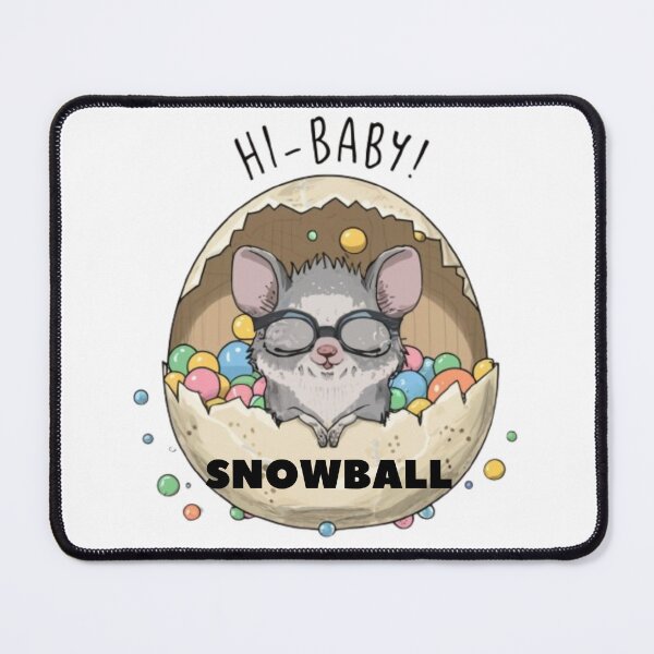 Item preview, Graphic t-shirt of cute baby mice with glasses and Easter egg. #Snowball designed and sold by albertotv250.