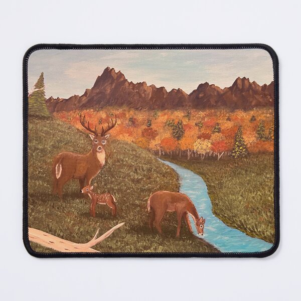 Item preview, Deer by the River designed and sold by aleecyam.