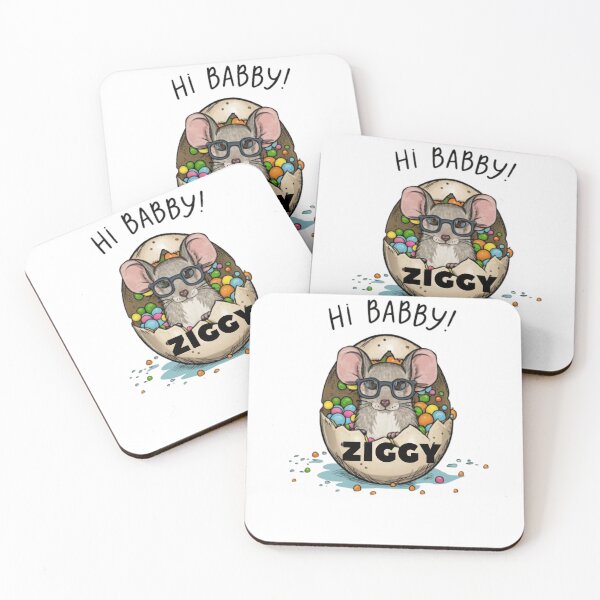 Item preview, Graphic t-shirt of cute baby mice with glasses and Easter egg. #Ziggy designed and sold by albertotv250.