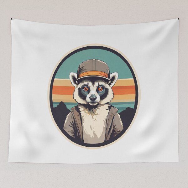 Artikelvorschau, Gefährdete Tiere, Indri (Lemur): Gorman entworfen und verkauft von KnoClothingCo.