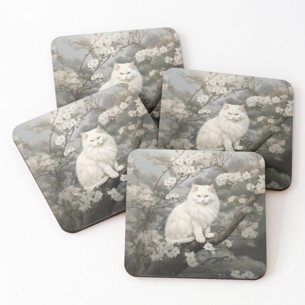 Item preview, Flowers and cats designed and sold by hola-zzoi.