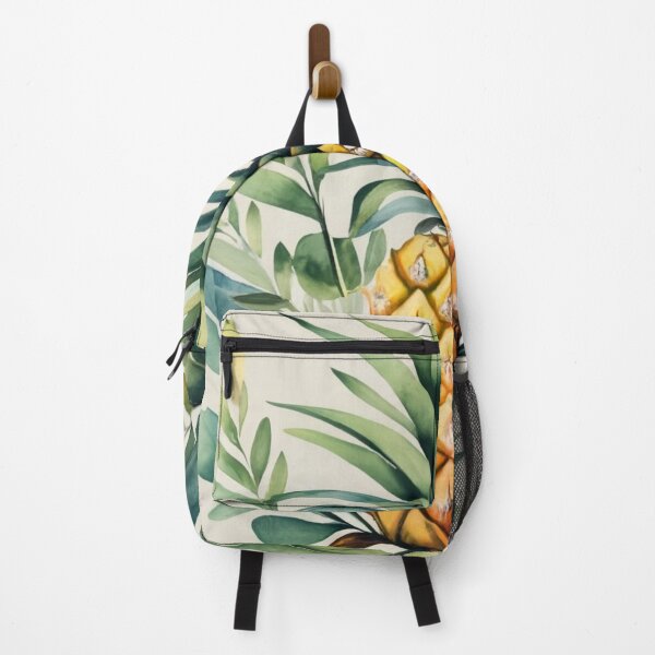 Item preview, Pineapple with Tropical Leaves designed and sold by BeachWhisper.