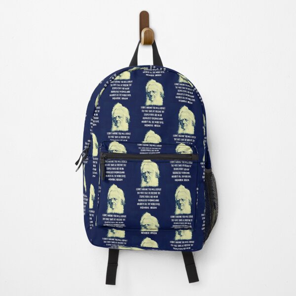 Item preview, Henrik Ibsen portrait and quote: “I don't imagine you will dispute the fact that at present the stupid people are in an absolutely overwhelming majority.. designed and sold by artbleed.