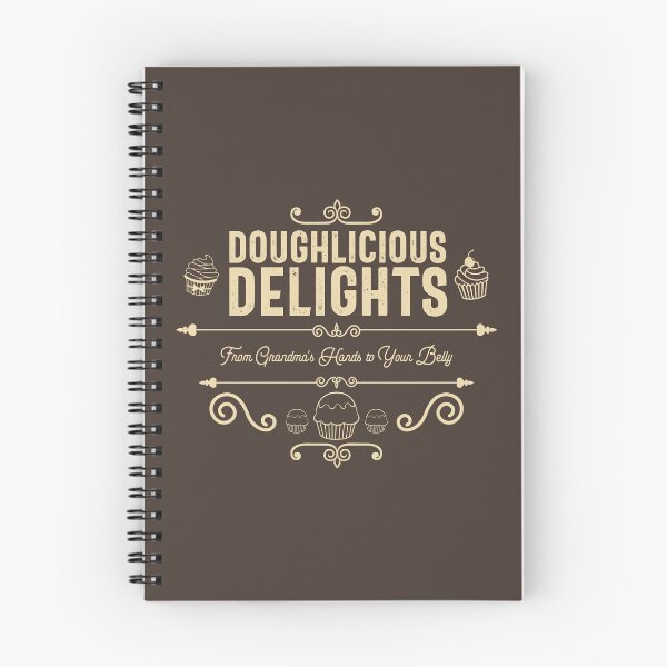 Item preview, Doughlicious Delights, From Grandma's Hands to Your Belly - Bakery, Pastry, and Cupcake Lovers (Creamy Yellow Design) designed and sold by Spiprinto.